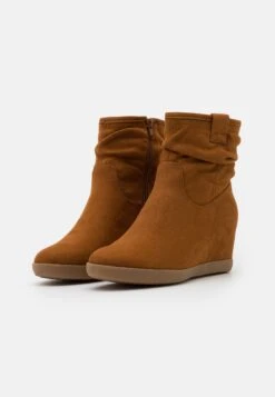 Anna Field Winter Boot - Bottines Compensées - Cognac -Magasin De Sélection De Chaussures De Mode 041703c38fe14e818aaaefef48ae5697