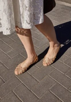 Anna Field Leather - Ballerines À Bout Ouvert - Gold -Magasin De Sélection De Chaussures De Mode 0ef96dcbe1e54b399c92c0e4f8428919