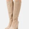 Anna Field Leather - Bottes Compensées - Beige -Magasin De Sélection De Chaussures De Mode 4002c1c6642e4ae382b206acdb761c4c