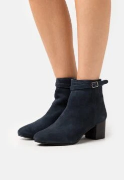 Anna Field Leather - Bottines - Dark Blue