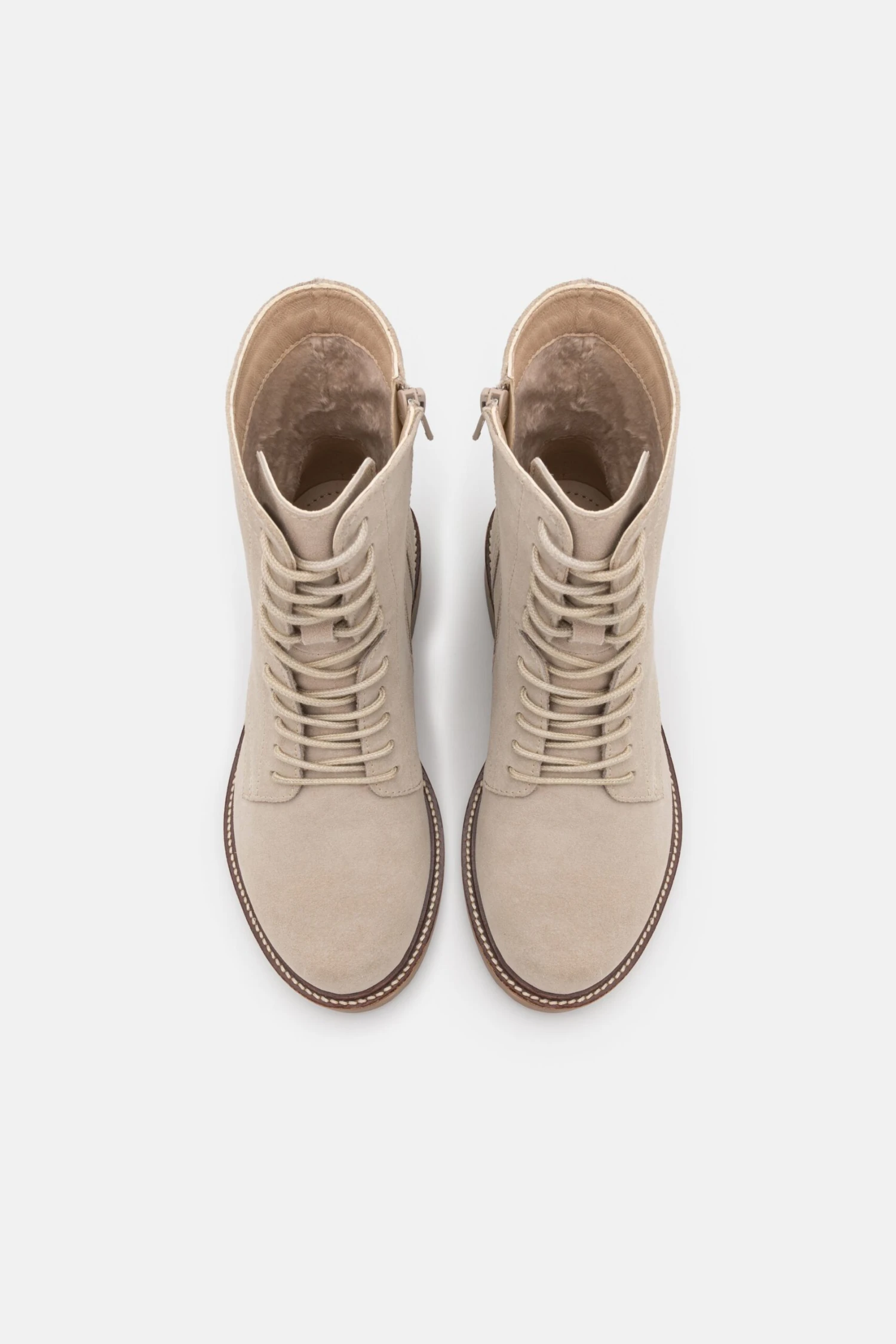 Leather - Bottines À Lacets - Beige Leather - Bottines À Lacets - Beige -Magasin De Sélection De Chaussures De Mode 51add791162b42cf83434b48d3f427e3 scaled