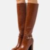 Anna Field Leather - Bottes À Talons Hauts - Dark Brown