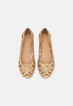 Anna Field Leather - Ballerines À Bout Ouvert - Gold -Magasin De Sélection De Chaussures De Mode 5ed49c51e4074e6f90688af78276e003