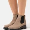 Leather - Bottines - Taupe -Magasin De Sélection De Chaussures De Mode 868885ffd1494ce29f769b5795ec3269