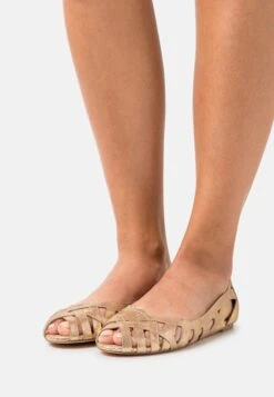Anna Field Leather - Ballerines À Bout Ouvert - Gold -Magasin De Sélection De Chaussures De Mode 86d5b642946c46a390f54ca2a47c457e