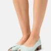 Anna Field Leather - Ballerines À Bout Ouvert - Light Blue