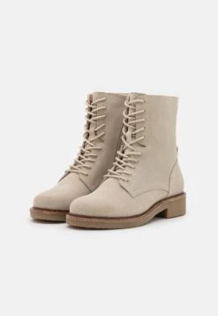 Leather - Bottines À Lacets - Beige 4 Leather - Bottines À Lacets - Beige -Magasin De Sélection De Chaussures De Mode 97d87f407de84349a905a12aa98120ee