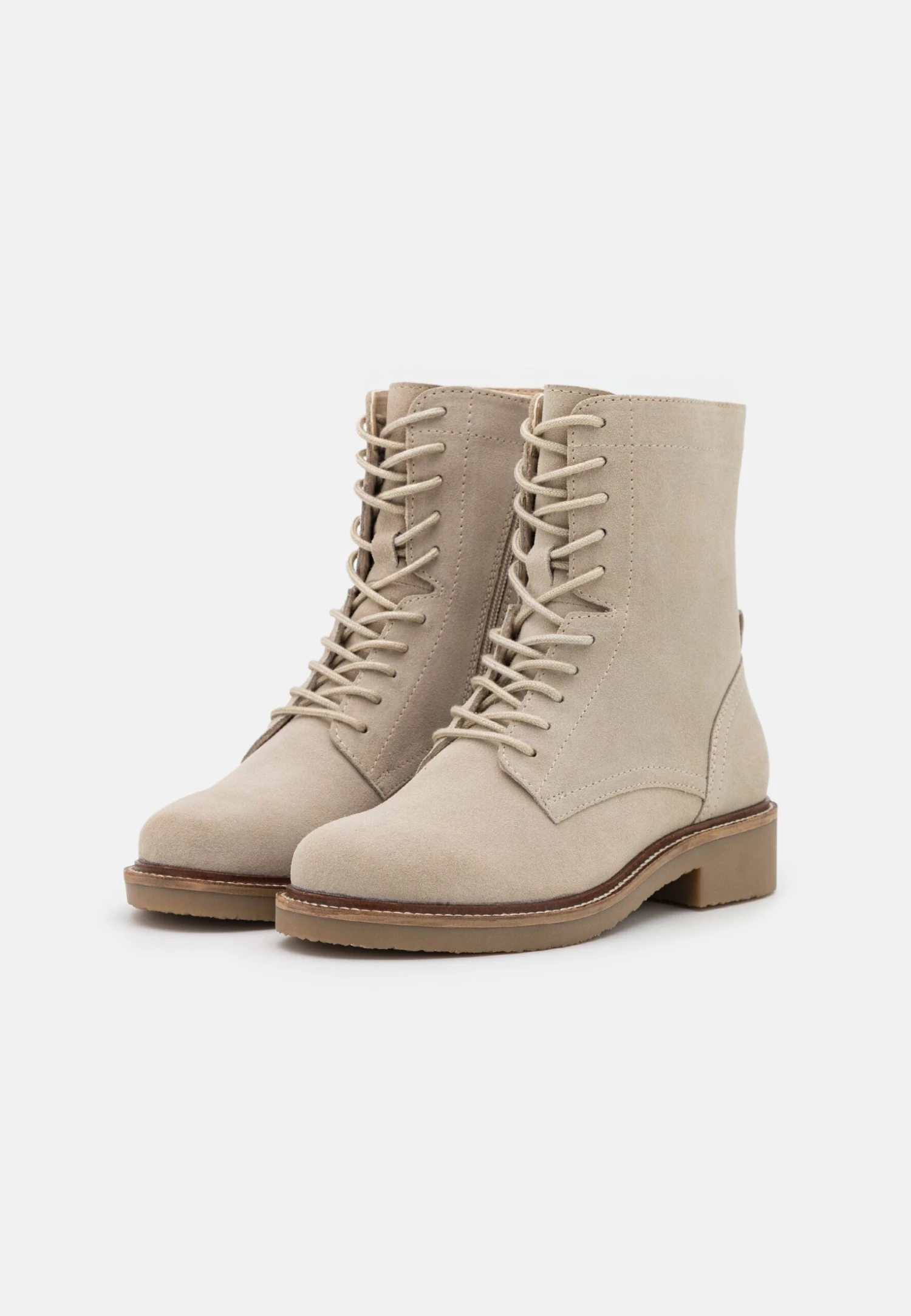 Leather - Bottines À Lacets - Beige Leather - Bottines À Lacets - Beige -Magasin De Sélection De Chaussures De Mode 97d87f407de84349a905a12aa98120ee scaled