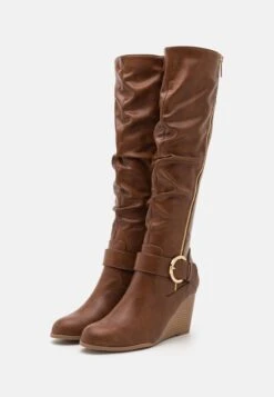 Anna Field Bottes Compensées - Cognac -Magasin De Sélection De Chaussures De Mode a52ce78a619f4abe8235e874339d5ebb