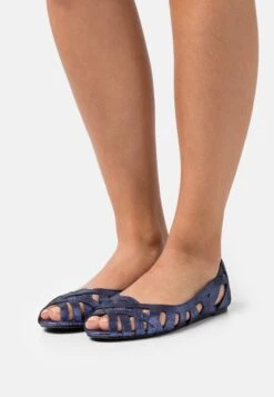 Anna Field Leather - Ballerines À Bout Ouvert - Dark Blue