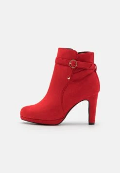 Boots À Talons - Red -Magasin De Sélection De Chaussures De Mode e76d3e9468bf438ea1f9c0e618bd5d45