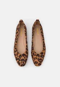 Leather - Ballerines - Black/Beige -Magasin De Sélection De Chaussures De Mode fb13add4c5584eea907d85c3f32dbb8e